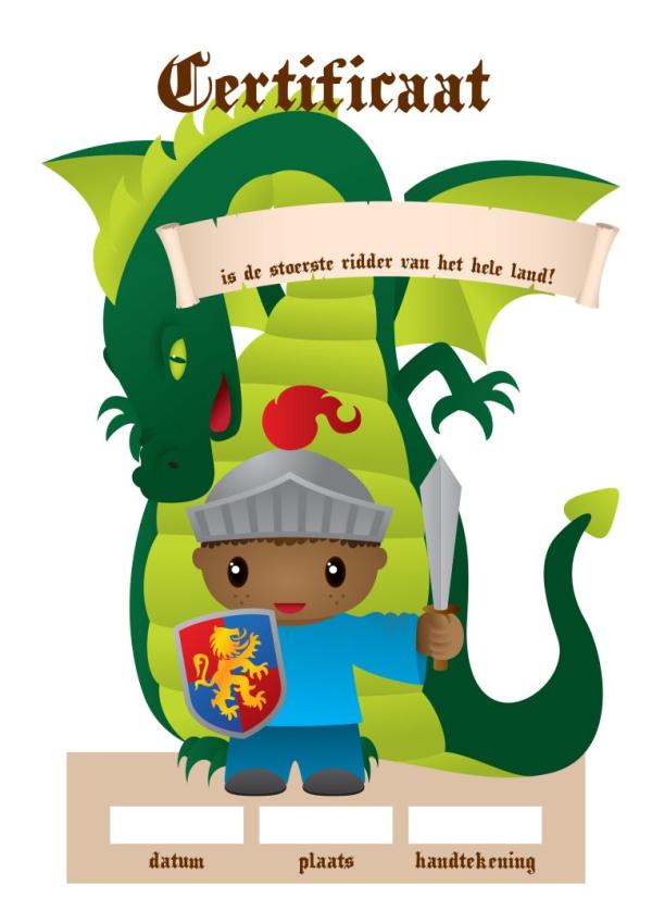 Ridder certificaat diplomashop