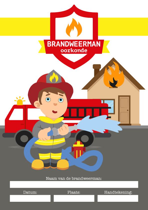Brandweerman diploma diplomashop
