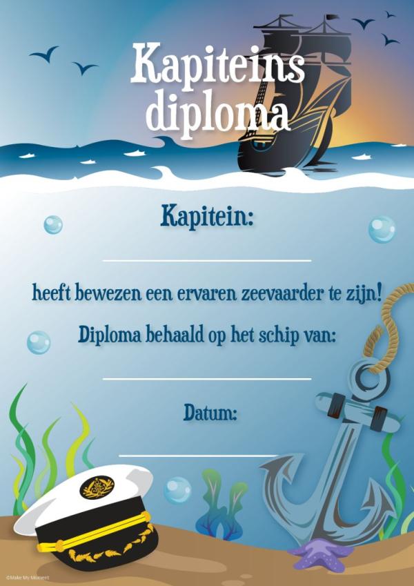 Kapiteins diploma diplomashop