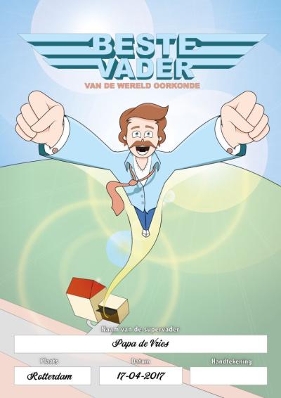 Beste vader oorkonde diplomashop