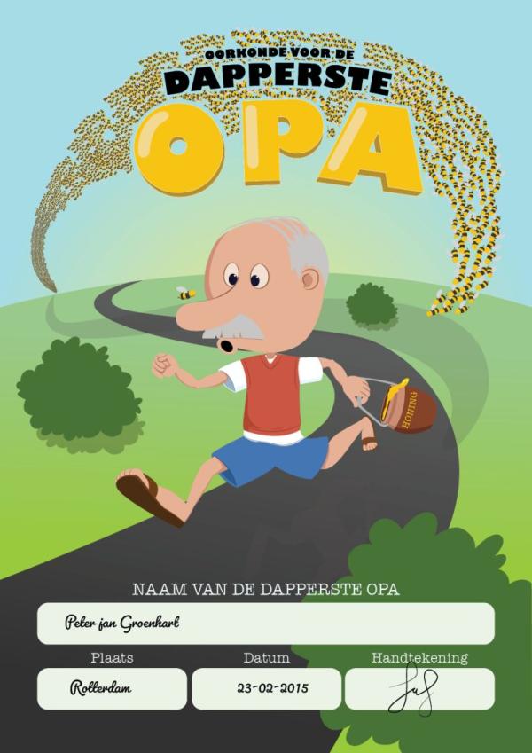 Dapperste opa diploma van diplomashop