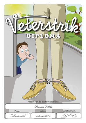 Diploma voor de ervaren veterstrikker
